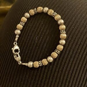 Gold and silver women’s bracelet